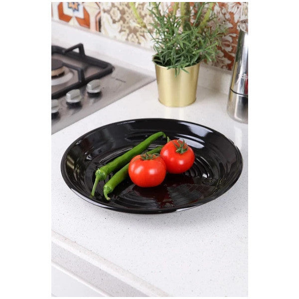 Practical Flame Retardant Non-Stick Enameled Roasting Pan 32Cm