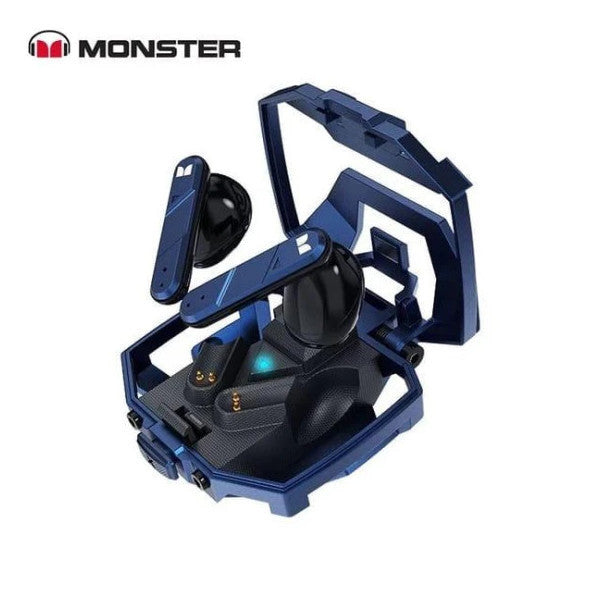 Monster Airmars Xkt09 Wireless Gaming Headset Navy Blue