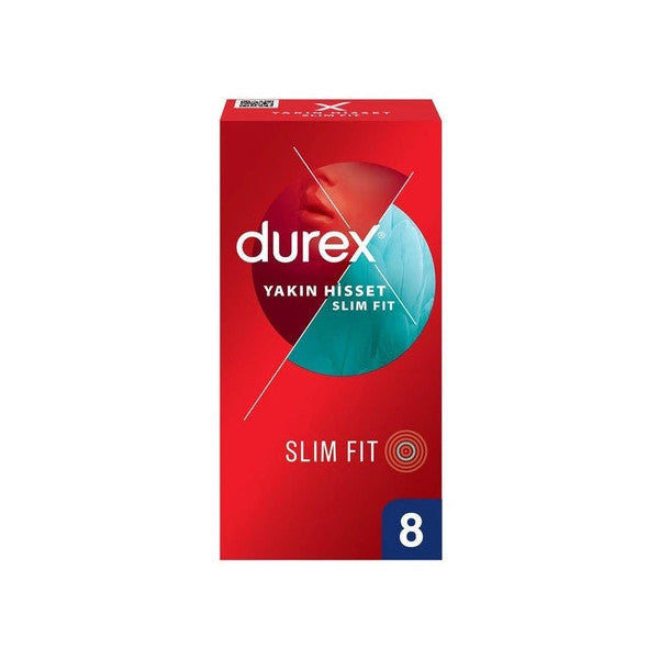 Durex Feel Close Slim Fit 8 Pack Condoms