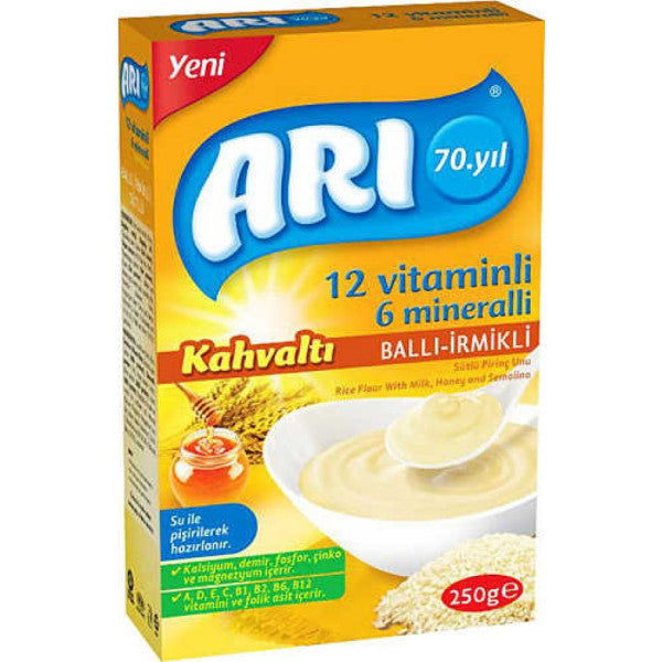 Arı Food Breakfast Rice Flour With Honey And Semolina 250 Gr