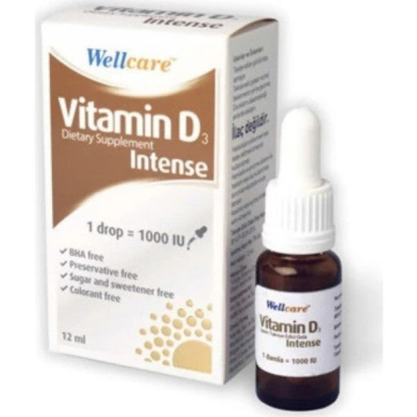 Wellcare Vitamini D3 Yoğun 1000 12 ml