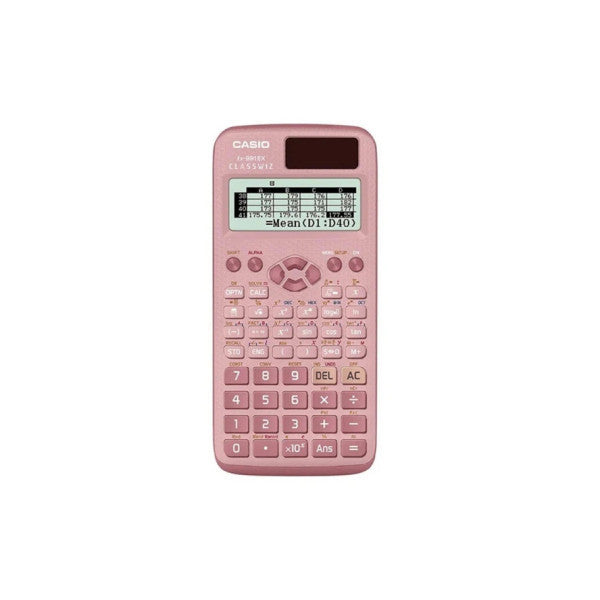 Casio Pink Scientific Function Calculator