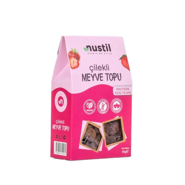 Nustil Reduced Protein Strawberry Ball