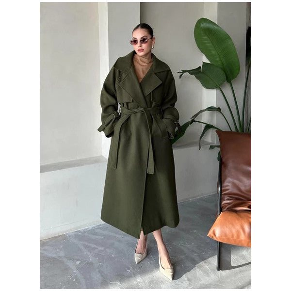 Khaki Vorkuta Belted Coat