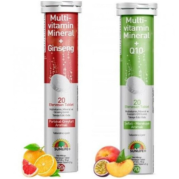 Sunlife Multivitamin Support Set | Multivitamin Ginseng - Q10