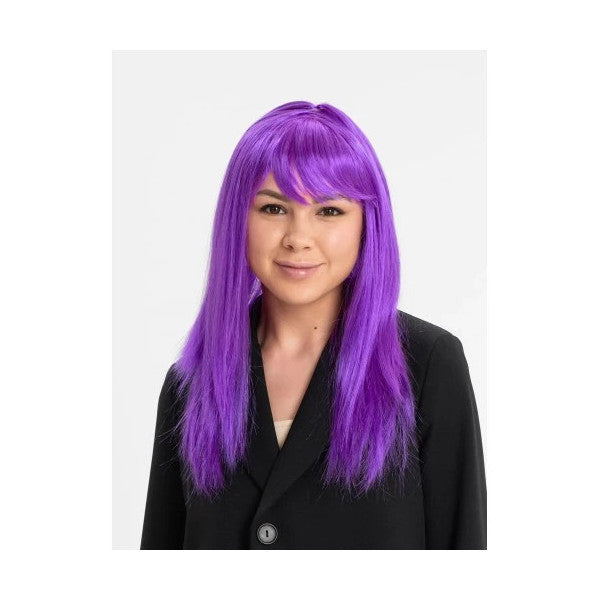 Periboia Purple Straight Cut Wig