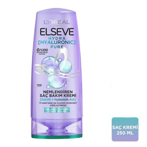 L'oréal Paris Elseve Hydra [Hyaluronic] Pure Salicylic Acid Anti-Oily Moisturizing Conditioner 250Ml