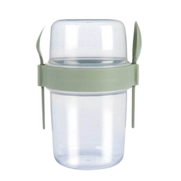 Giant 4-Piece Set Fruit Yogurt Bowls – Food Storage & Muesli Containers 1100Ml Large Size