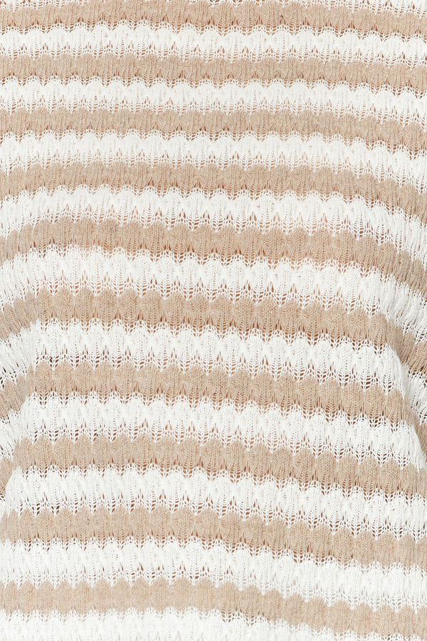 Trendyolmilla Cotton Striped Knitwear Sweater Twoaw24Kz00150