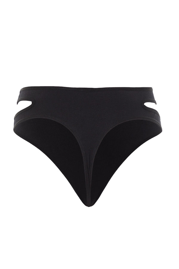 TRENDYOLMİLLA Cut-Out Detailed Seamless Thong Panties THMSS23KU00028