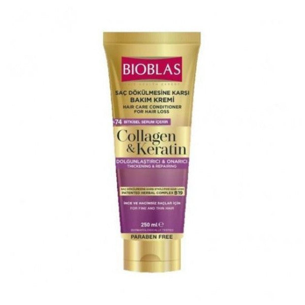 Bioblas Anti Hair Loss Care Cream 250Ml Collagen&keratin