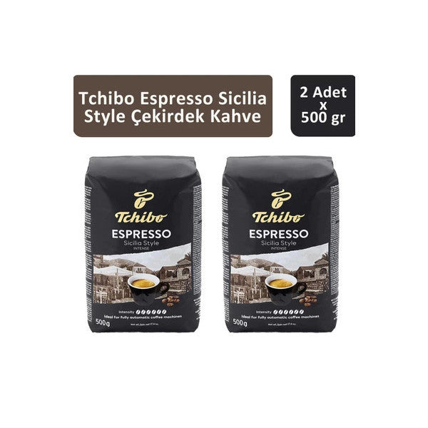 Tchibo Espresso Sicilia Coffee Beans 500 Gr X 2 Pieces