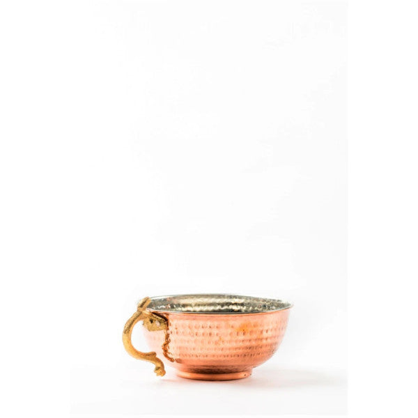 Maraş Hand Forged Elegant Copper Ayran Bowl