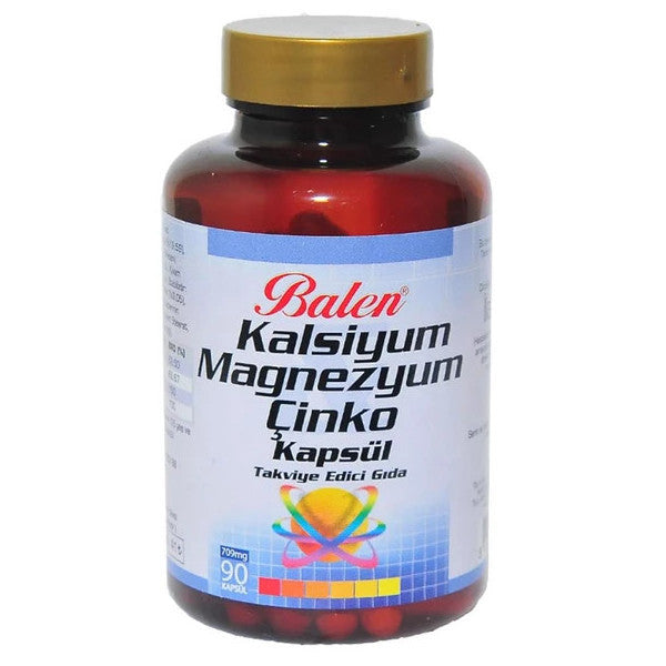 Balen Calcium Magnesium Zinc Capsule Supplementary Food 709Mg 90Pcs