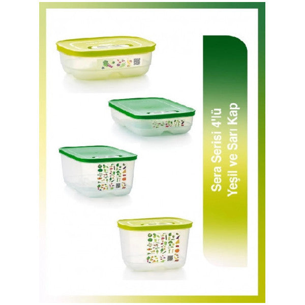 Tupperware Sera Set Of 4 Storage Containers