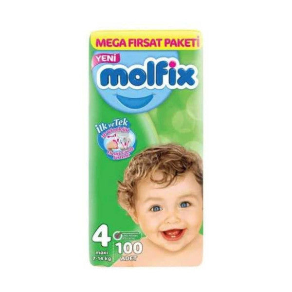 Molfix Baby Diaper Size 4 - 100 Pieces