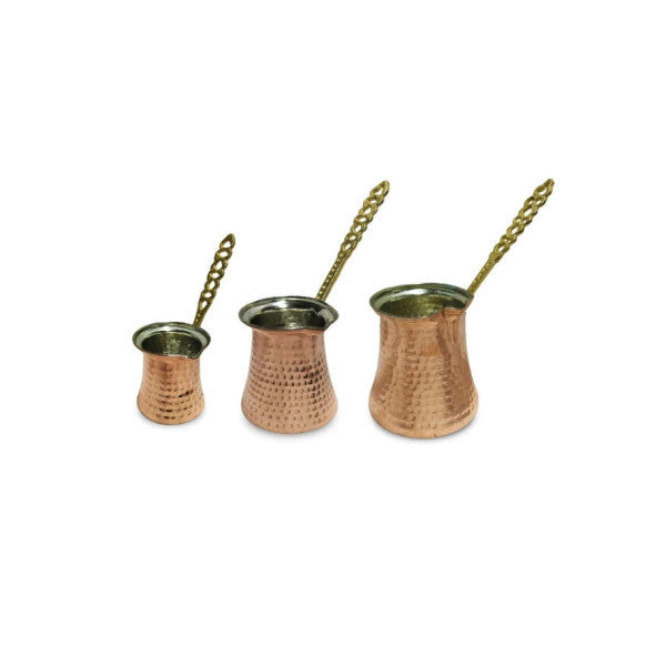 3-Piece Copper Coffee Pot Set