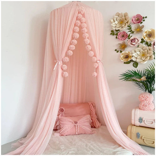 Pamuka Tulle Mosquito Net Deluxe Baby Pink