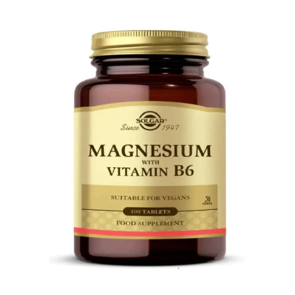 Solgar Magnesium With Vitamin B6 100 Tablet