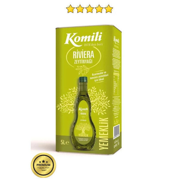 Komili Riviera Olive Oil 5 Lt Tin