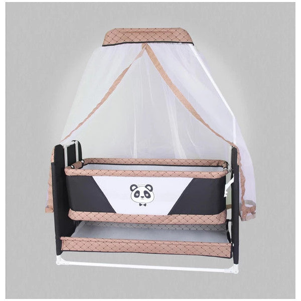 Chubby Baby Panda Basket Crib Innovation İn Elegance, Quality İn Safety - Beige