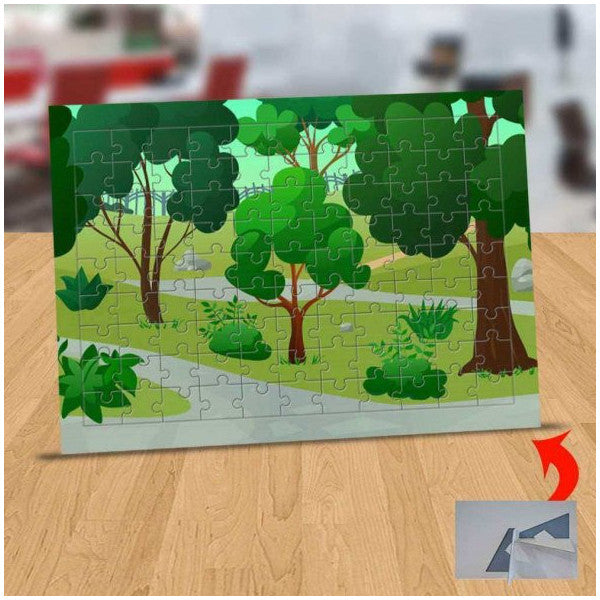 Trees İn The Forest 99 Piece Puzzle Jigsaw Table-1284-12864