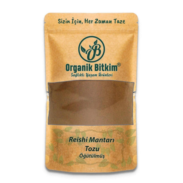 Organic Plant Reishi Mushroom Powder (Ganoderma Lucidum) 100 Gr