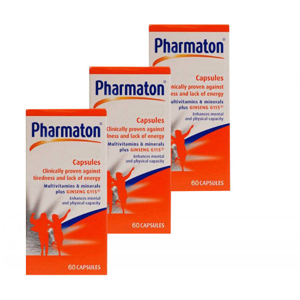 Pharmaton Vitality 60 Capsules 3 Pieces