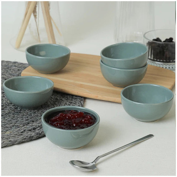 Keramika Green Cloud Mini Snack / Sauce Bowl 8 Cm 6 Pieces 326
