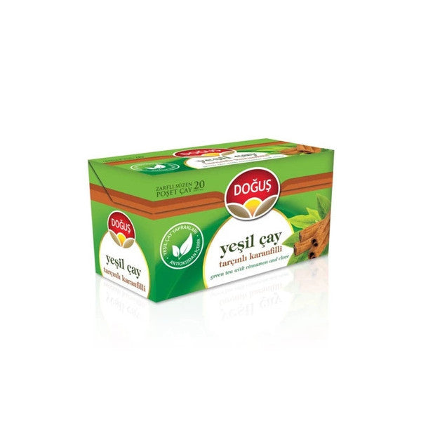 Doğuş Cinnamon-Clove Green Tea 20-Pack