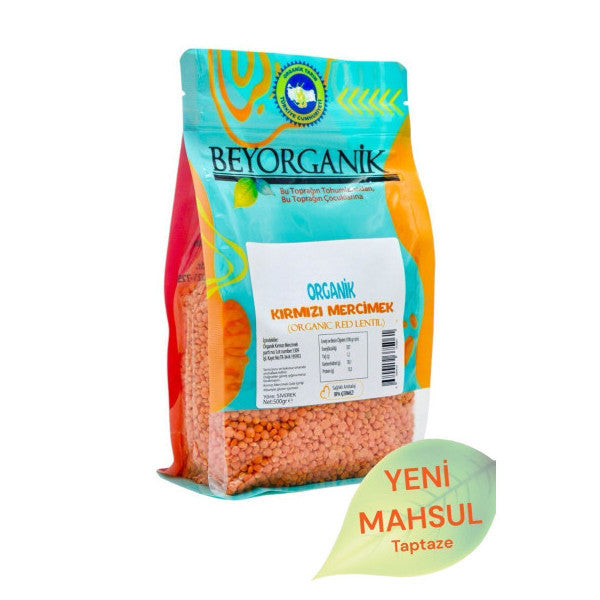 Beyorganik Organic Red Lentils 500Gr