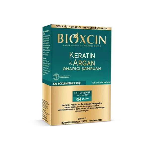 Bioxcin Keratin & Argan Repair Shampoo 300Ml