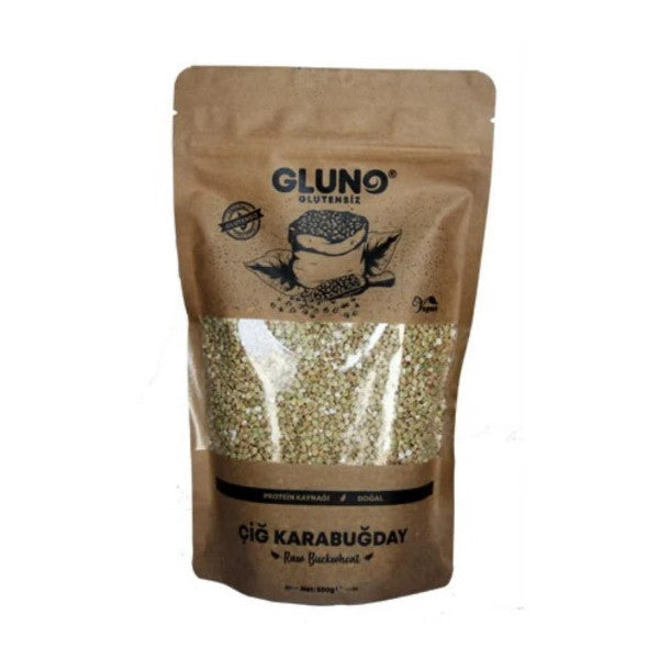 Gluno Gluten Free Raw Buckwheat 500 Gr