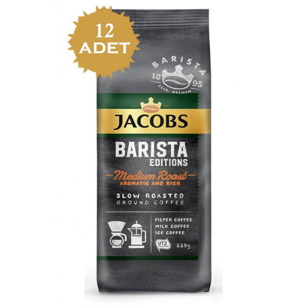 Jacobs Barista Editions Medium Filter Coffee 225 Gr X 12 Pieces