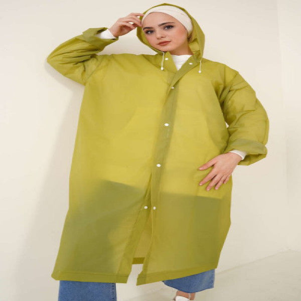 Waterproof Raincoat Oil Green