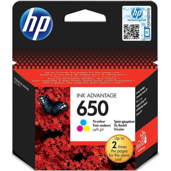 Hp 650 Three-Color Cartridge Cz102Ae