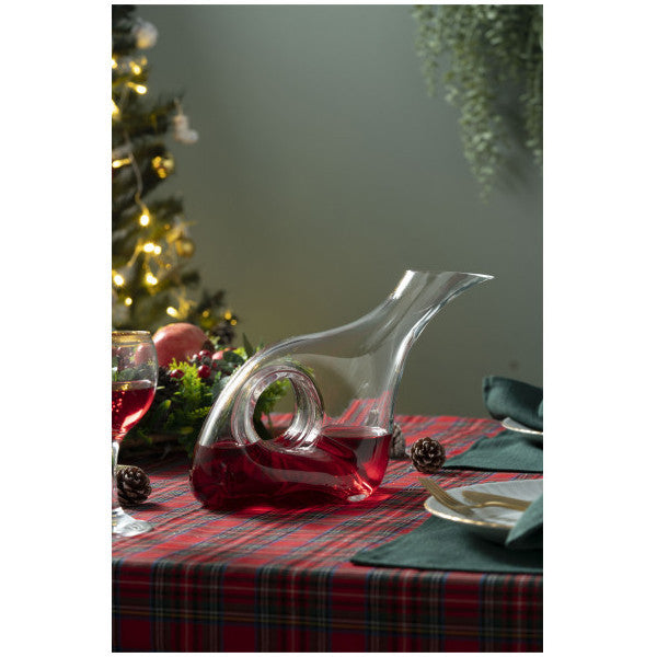 Glamis Glass Duck Pitcher With Horizontal Holes