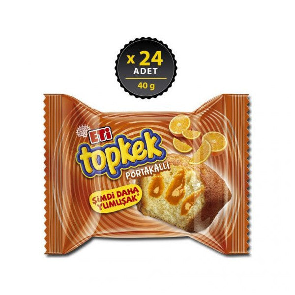 Eti Topkek Orange 40 G X 24 Pieces