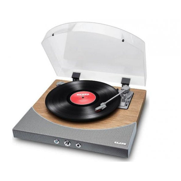 Ion Premier Lp Wooden Turntable With Bluetooth Speaker