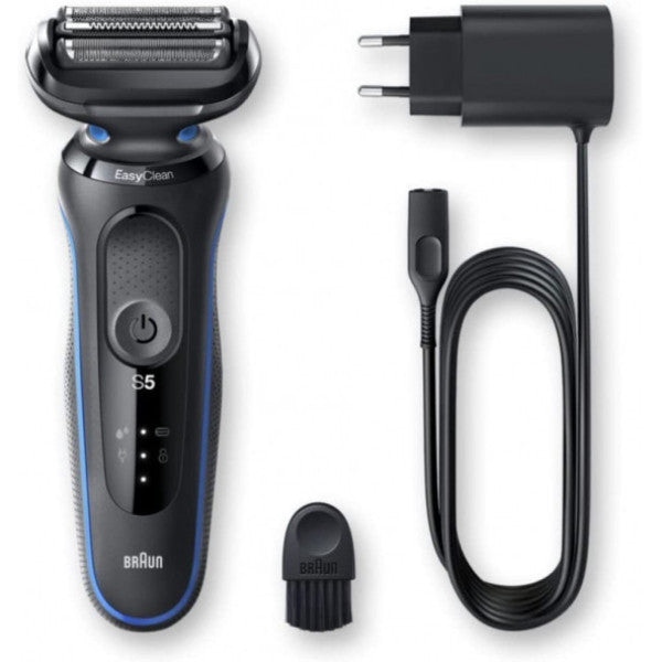 Braun 5 Series B1000S Easyclean Easyclick Wet And Dry Wireless Shaver