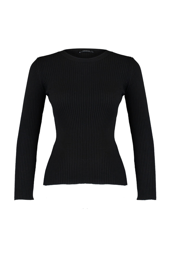 TRENDYOLMİLLA Green-Black Double Pack Knitwear Sweater TWOAW22KZ1766