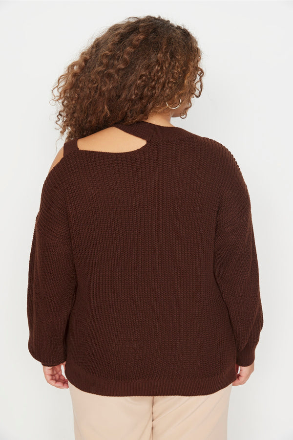 Trendyol Curve Shoulder Detailed Knitwear Sweater TBBAW23AN00138