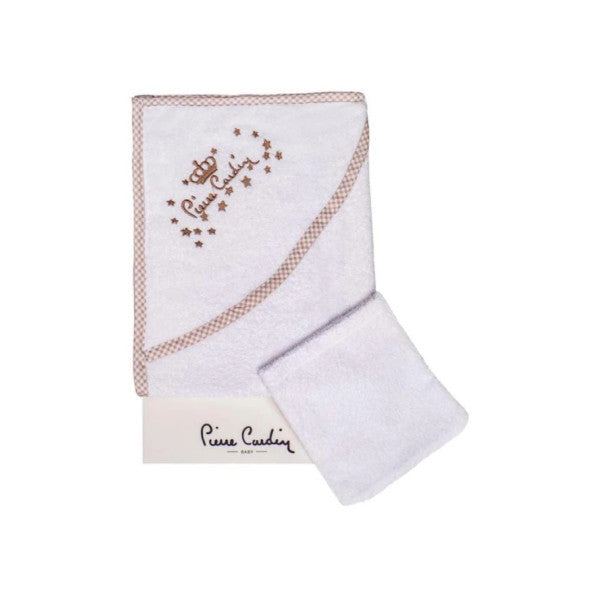 Pierre Cardin Swaddle Bath Towel - Ecru