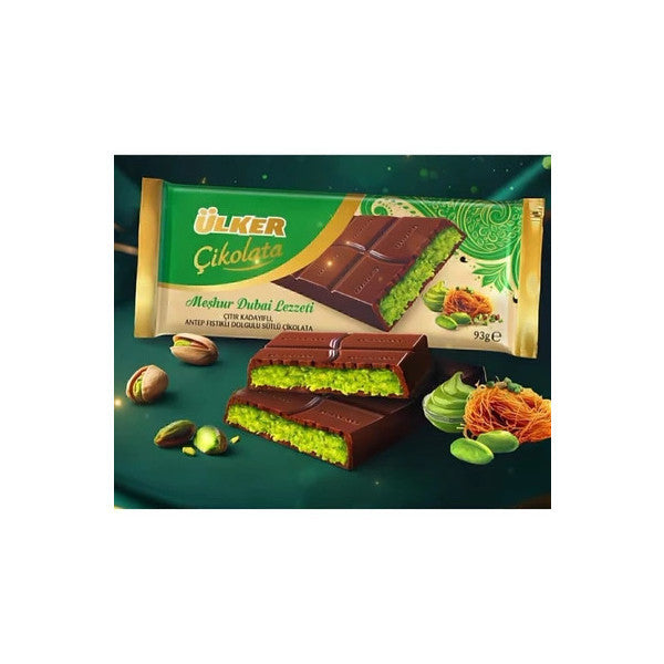 Ulker Famous Dubai Flavor Chocolate 93 Gr