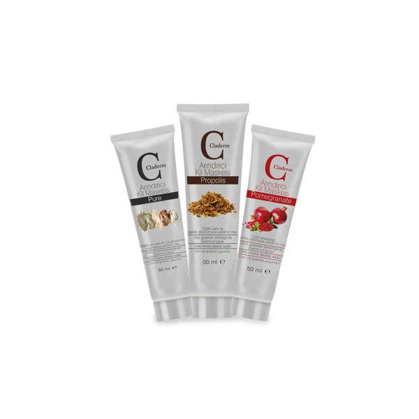 Claderm 50Ml 3 Pieces (Pure-Propolis-Pomegranate) Advantage Package