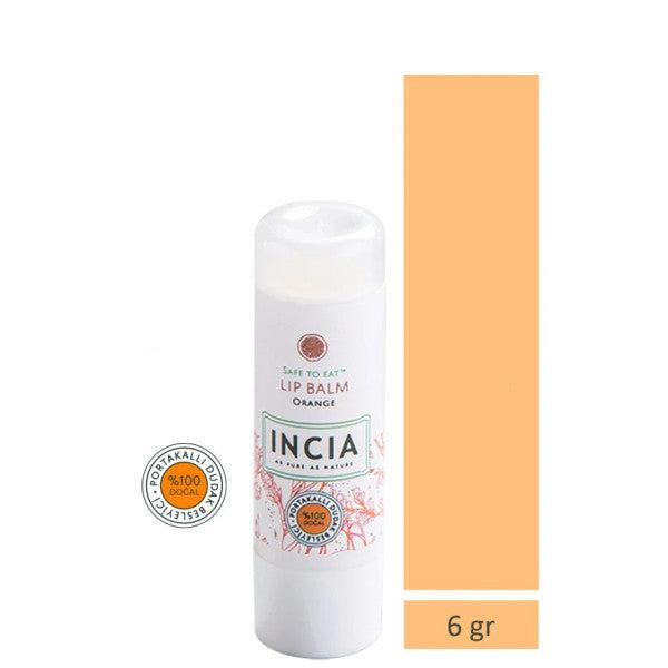 Incia 100% Natural Lip Nourishing Orange Herbal Moisturizing Lip Care Cream 6 G