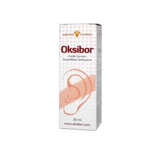 Abfen Oksibor Ear Surrounding Disinfectant Solution 30 Ml