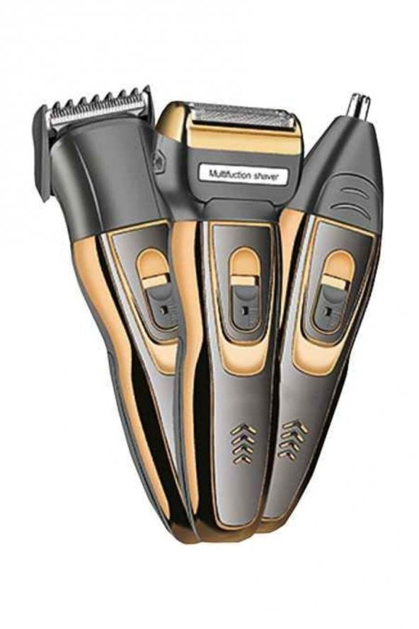 Ipone Ip-2020 3-Headed Hair Beard Pre-Epilation Shaver, The Choice Of Professionals