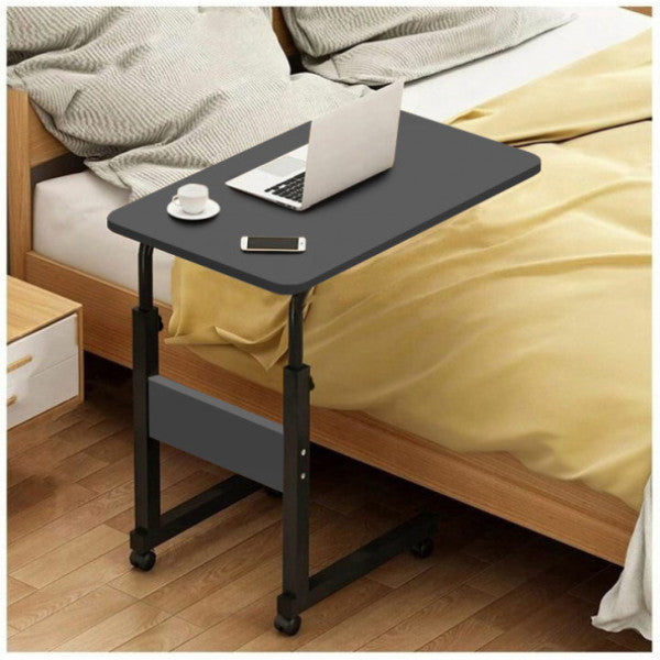 Height Adjustable Vertical Laptop And Service Stand - Anthracite (With Wheels)