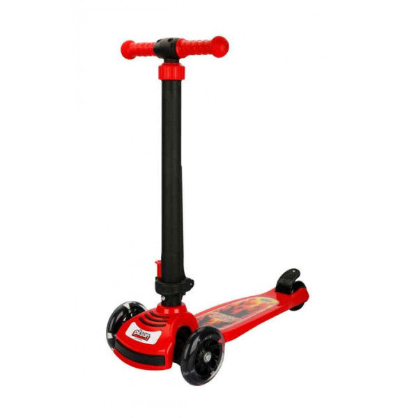 Pilsan Power Scooter Red 3 Wheel Lighted Scooter